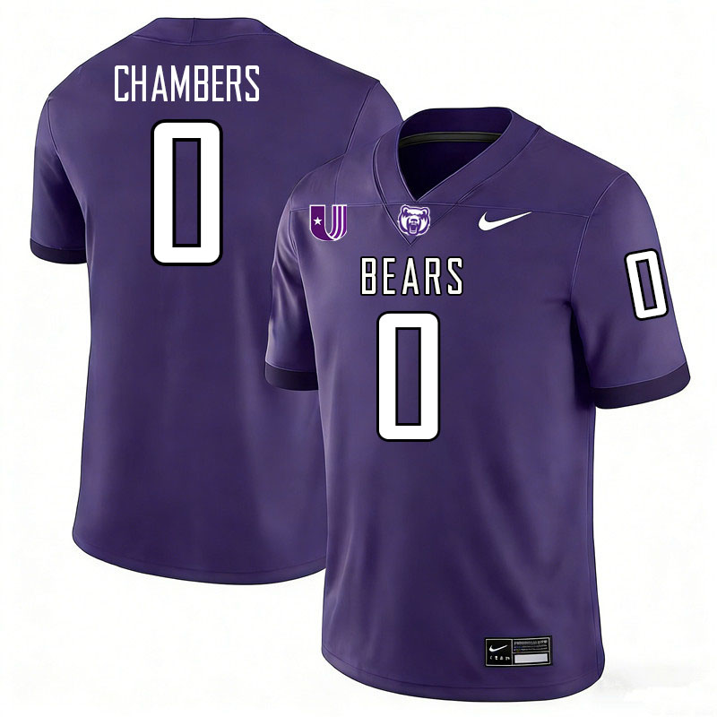 Central Arkansas Bears #0 Landen Chambers College Football Jerseys,Uniforms Stitched-Purple